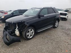 Salvage cars for sale from Copart Earlington, KY: 2015 Mercedes-Benz ML 350 4matic