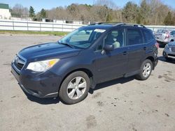 Vehiculos salvage en venta de Copart Assonet, MA: 2015 Subaru Forester 2.5I Limited