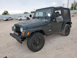 Salvage cars for sale from Copart Oklahoma City, OK: 1997 Jeep Wrangler / TJ SE
