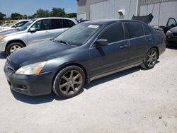 Salvage cars for sale at Apopka, FL auction: 2006 Honda Accord LX