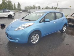 Nissan Leaf sv salvage cars for sale: 2011 Nissan Leaf SV