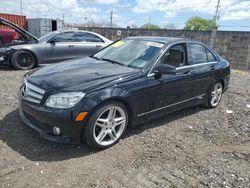 Salvage cars for sale at Homestead, FL auction: 2010 Mercedes-Benz C300