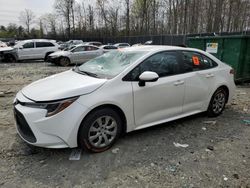 Salvage cars for sale from Copart Waldorf, MD: 2021 Toyota Corolla LE