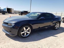 Salvage cars for sale at Andrews, TX auction: 2015 Chevrolet Camaro LT