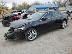 Salvage cars for sale at Wichita, KS auction: 2015 Mazda 6 Touring