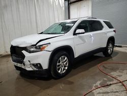 Salvage cars for sale at Central Square, NY auction: 2018 Chevrolet Traverse LT
