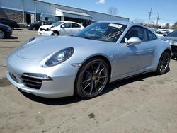 Salvage cars for sale at New Britain, CT auction: 2015 Porsche 911 Carrera S