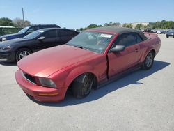 Ford salvage cars for sale: 2005 Ford Mustang