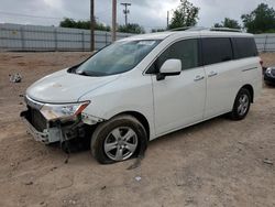 Salvage cars for sale from Copart Oklahoma City, OK: 2016 Nissan Quest S