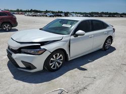 Honda Civic LX salvage cars for sale: 2022 Honda Civic LX