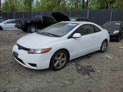 Salvage cars for sale at Waldorf, MD auction: 2006 Honda Civic EX