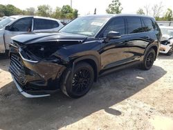 Salvage cars for sale at auction: 2024 Toyota Grand Highlander Limited