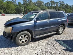Salvage cars for sale from Copart Houston, TX: 2003 Toyota Highlander Limited