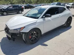 Salvage cars for sale from Copart Hurricane, WV: 2020 Hyundai Veloster N