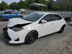 Toyota Corolla L salvage cars for sale: 2017 Toyota Corolla L