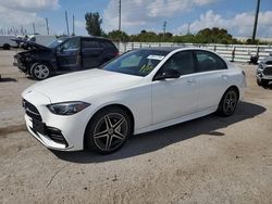 Salvage cars for sale from Copart Miami, FL: 2023 Mercedes-Benz C 300 4matic