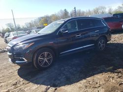 Salvage cars for sale at Chalfont, PA auction: 2018 Infiniti QX60
