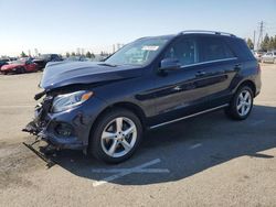 Salvage cars for sale at Rancho Cucamonga, CA auction: 2017 Mercedes-Benz GLE 350 4matic