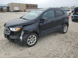 Salvage cars for sale at Kansas City, KS auction: 2018 Ford Ecosport SE