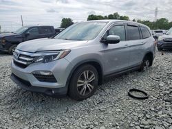 Salvage cars for sale from Copart Mebane, NC: 2016 Honda Pilot EXL