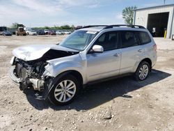 Salvage cars for sale at Kansas City, KS auction: 2011 Subaru Forester 2.5X Premium