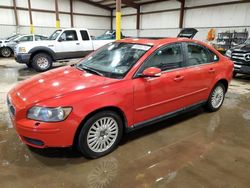 Volvo S40 2.4I salvage cars for sale: 2004 Volvo S40 2.4I