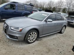 Salvage cars for sale from Copart North Billerica, MA: 2015 Audi A4 Premium