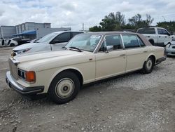 Salvage cars for sale at Opa Locka, FL auction: 1989 Rolls-Royce Silver Spur