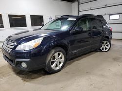 Salvage cars for sale from Copart Blaine, MN: 2013 Subaru Outback 2.5I Premium