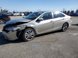 Salvage cars for sale from Copart Rancho Cucamonga, CA: 2015 Toyota Camry LE