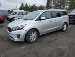 Salvage cars for sale from Copart Denver, CO: 2016 KIA Sedona LX