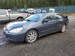 Salvage cars for sale from Copart Graham, WA: 2004 Honda Accord LX