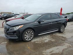 Salvage cars for sale at Grand Prairie, TX auction: 2017 Hyundai Sonata Sport