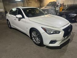 Infiniti Q50 Luxe salvage cars for sale: 2018 Infiniti Q50 Luxe