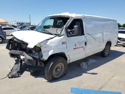 Salvage cars for sale at Grand Prairie, TX auction: 2013 Ford Econoline E250 Van