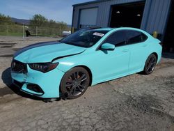 Salvage cars for sale at Chambersburg, PA auction: 2018 Acura TLX TECH+A
