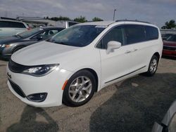 Salvage cars for sale from Copart Sacramento, CA: 2017 Chrysler Pacifica Touring L Plus