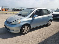 Salvage cars for sale at Houston, TX auction: 2007 Honda FIT