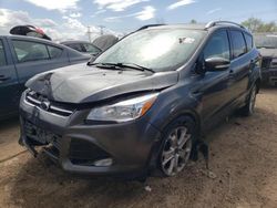 Vehiculos salvage en venta de Copart Elgin, IL: 2015 Ford Escape Titanium