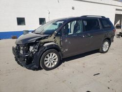 Salvage cars for sale at Farr West, UT auction: 2016 Toyota Sienna LE