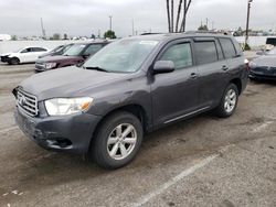 Salvage cars for sale at Van Nuys, CA auction: 2010 Toyota Highlander