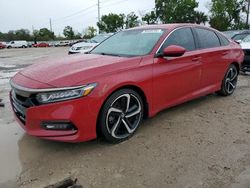 Salvage cars for sale from Copart Riverview, FL: 2018 Honda Accord Sport