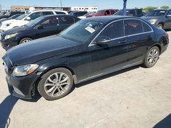 Vehiculos salvage en venta de Copart Grand Prairie, TX: 2017 Mercedes-Benz C300