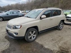 Salvage cars for sale at Marlboro, NY auction: 2017 Jeep Compass Latitude