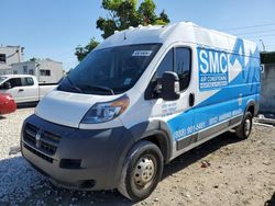 Salvage cars for sale at Opa Locka, FL auction: 2016 Dodge RAM Promaster 2500 2500 High