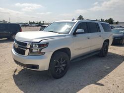 Salvage cars for sale from Copart Houston, TX: 2017 Chevrolet Suburban C1500 LT