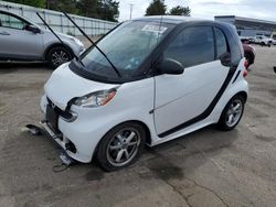 Smart Fortwo Pure salvage cars for sale: 2015 Smart Fortwo Pure