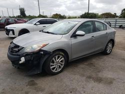 Salvage cars for sale from Copart Miami, FL: 2012 Mazda 3 I
