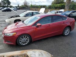 Ford Fusion salvage cars for sale: 2017 Ford Fusion SE