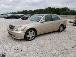 Salvage cars for sale from Copart New Braunfels, TX: 2006 Lexus LS 430